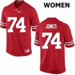 NCAA Ohio State Buckeyes Women's #74 Jamarco Jones Red Nike Football College Jersey IKY0845FC